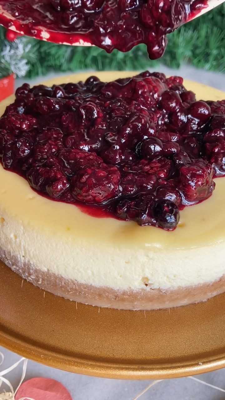 Cheesecake de frutas vermelhas